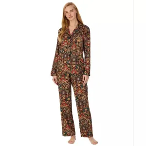 Lauren Ralph Lauren Paisley Print Women's Lightweight Pajama Set Long Sleeve
