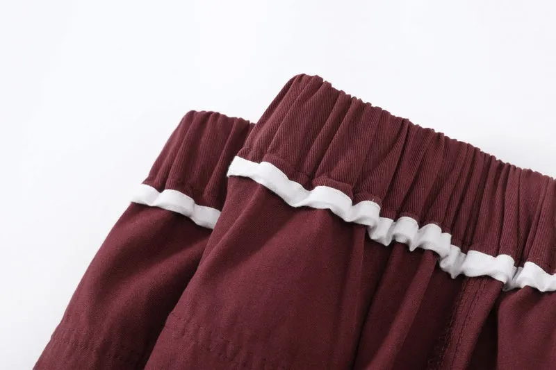 Lightweight Wide Leg Cargo Pant for Women with Drawstring Cuffs
