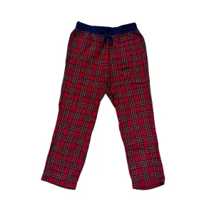 L.L.Bean Mens Red Plaid Pajama Pants S Elastic Waistband With Drawstring Comfortable Sleepwear #6864