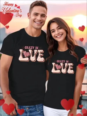 Love Day T-Shirt,   Couple T-Shirt, Couple, Fashion Casual T-Shirt, Short-Sleeved T-Shirt