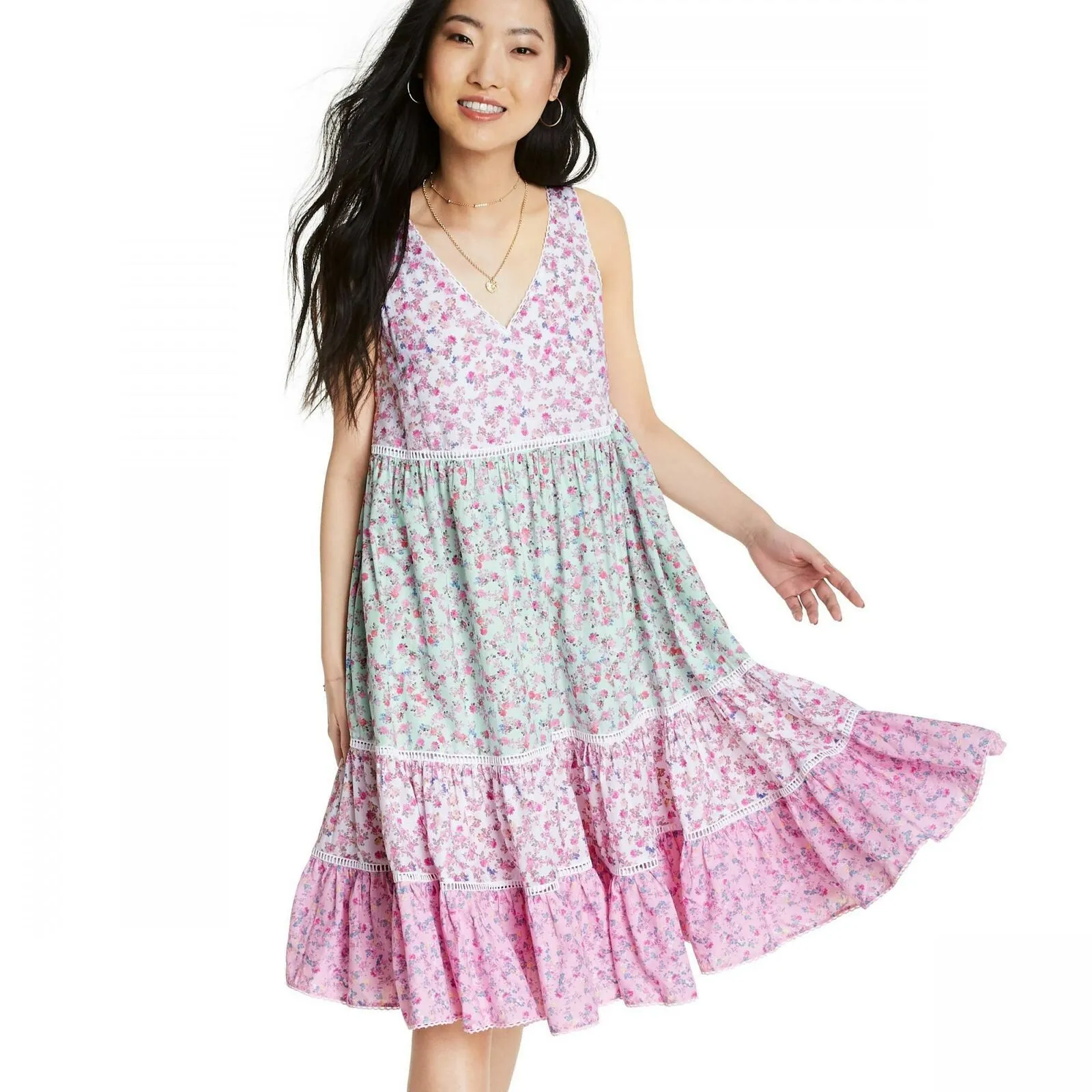 LoveShackFancy for TRGT Women's Camille Babydoll Dress