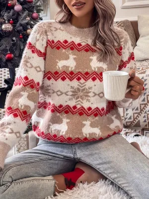 Luna | Luxe Christmas sweater with round neck