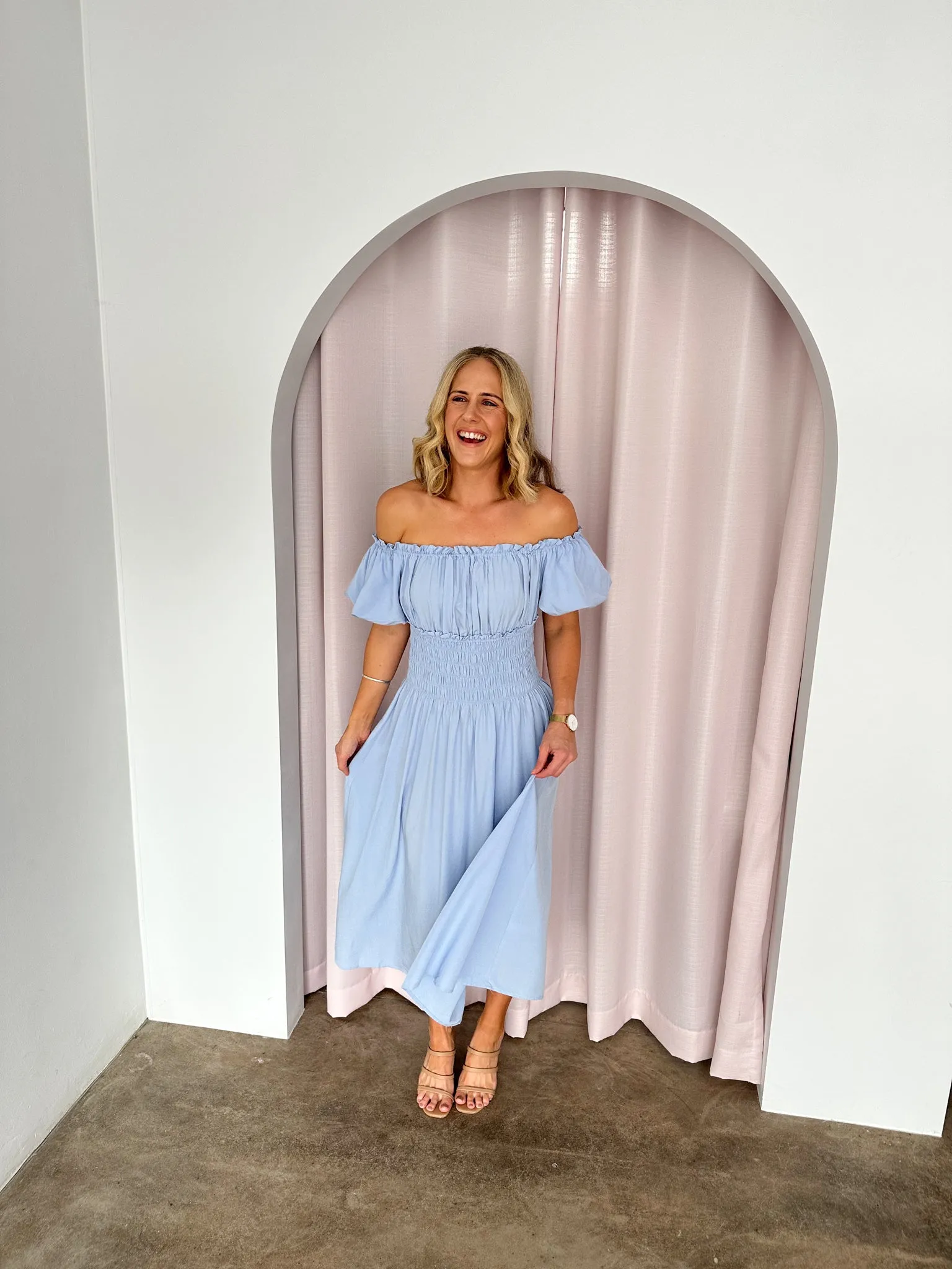 Mackenzie Dress -Light blue