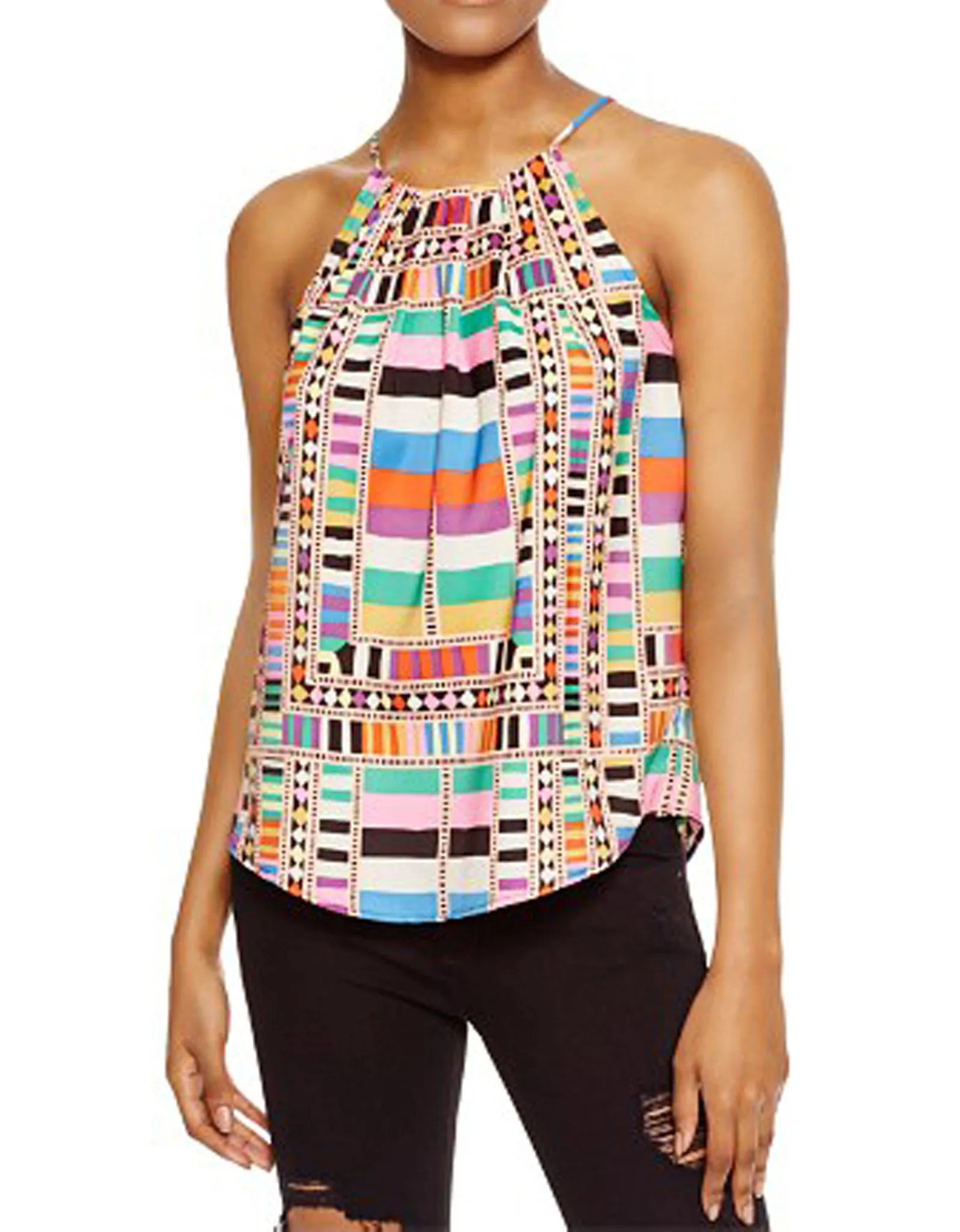 Mara Hoffman Pleat Neck Tank