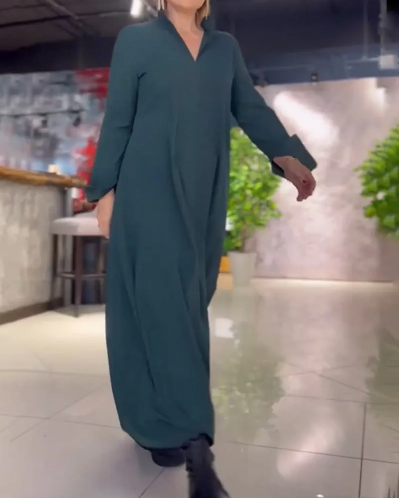Mariah | Flowing Maxi Dress with Side Slit