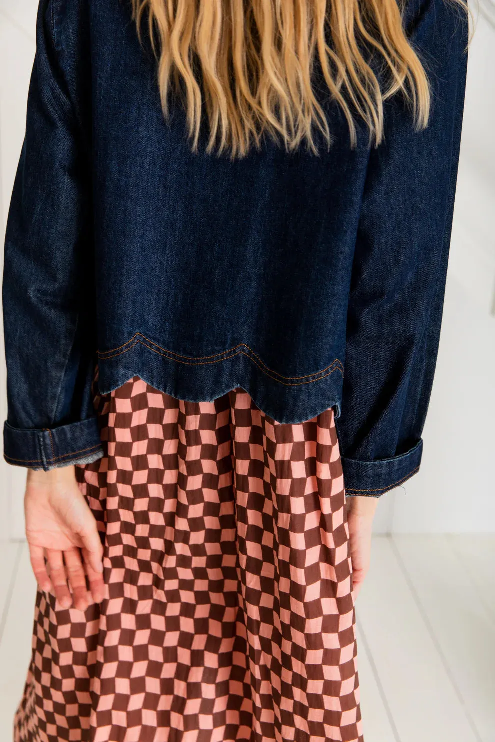 Marie Denim Jacket - Dark Denim
