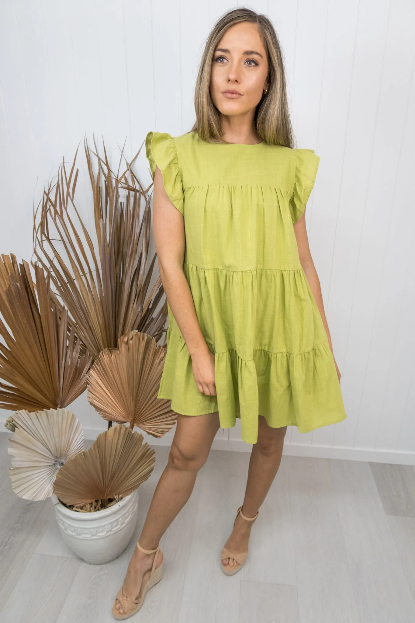 Mason Dress -Lime