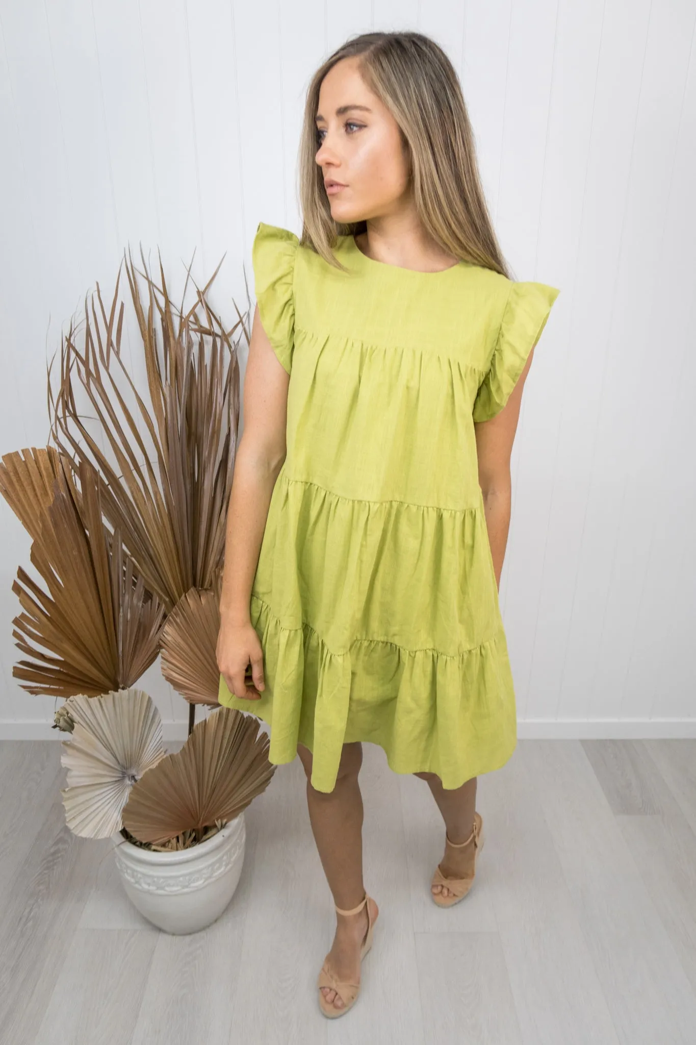 Mason Dress -Lime