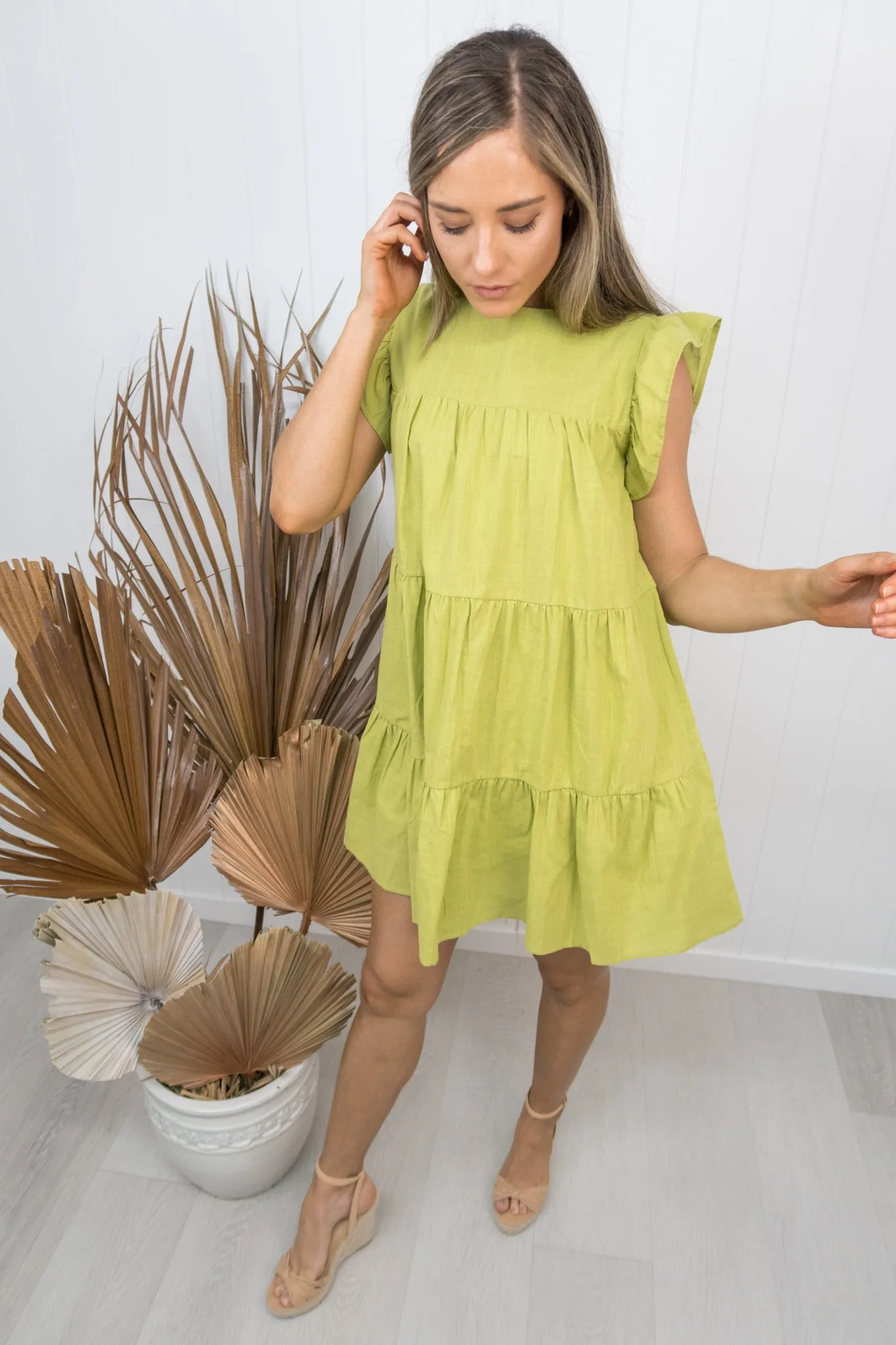 Mason Dress -Lime