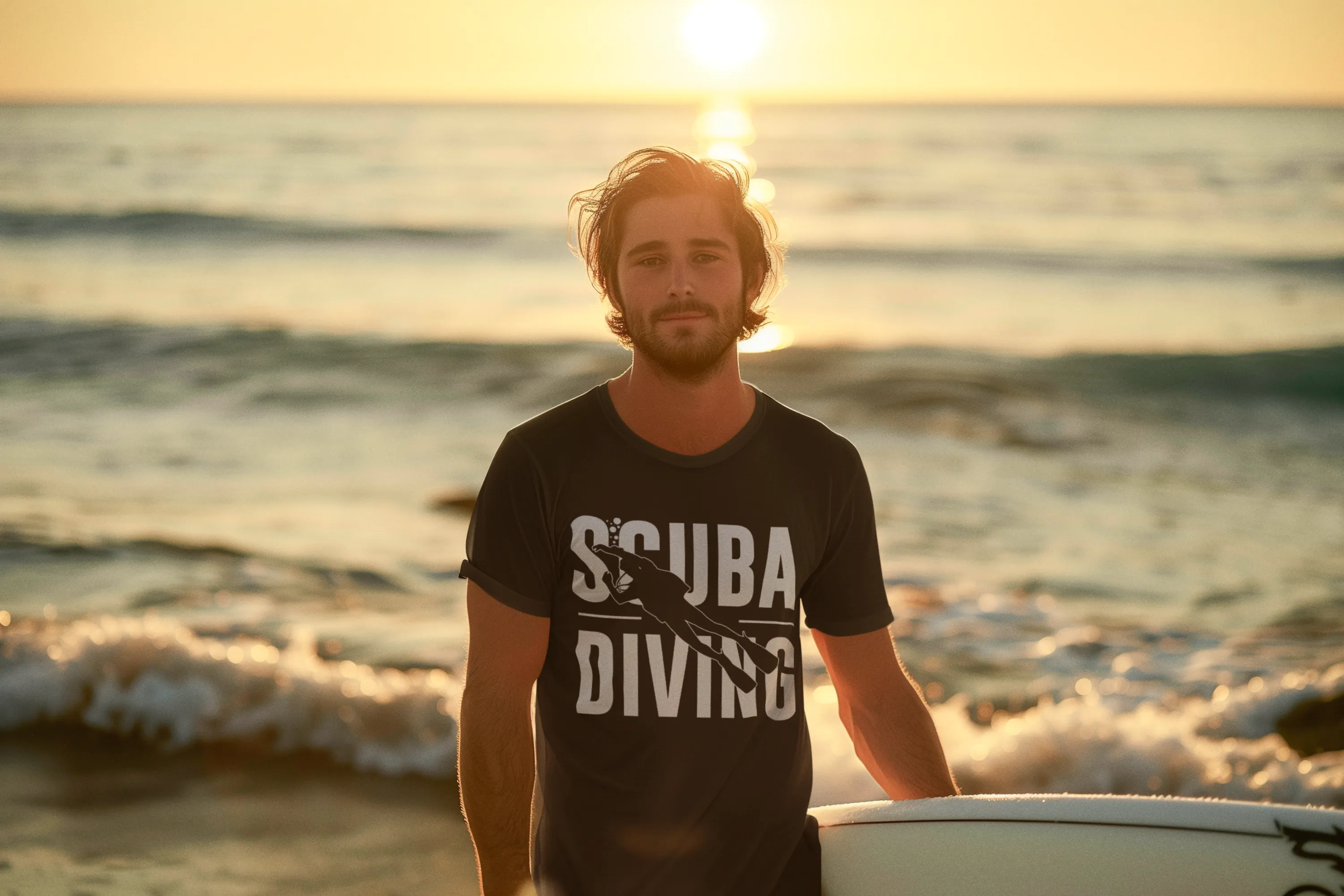 Men T-Shirt: Scuba Diving