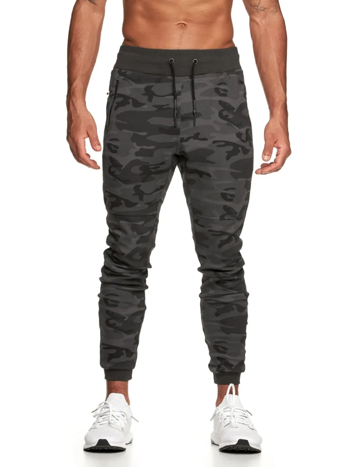 Men's Drawstring Camouflage Active Pants