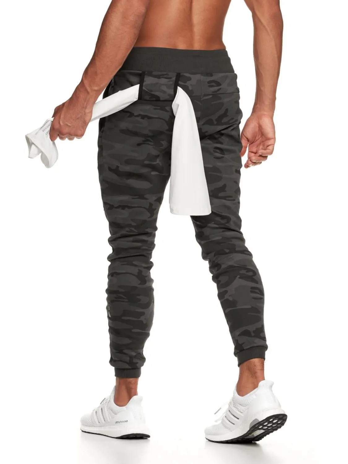 Men's Drawstring Camouflage Active Pants
