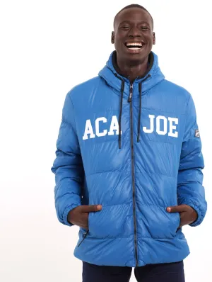 Men's Irridescent Puffer Jacket - Blue