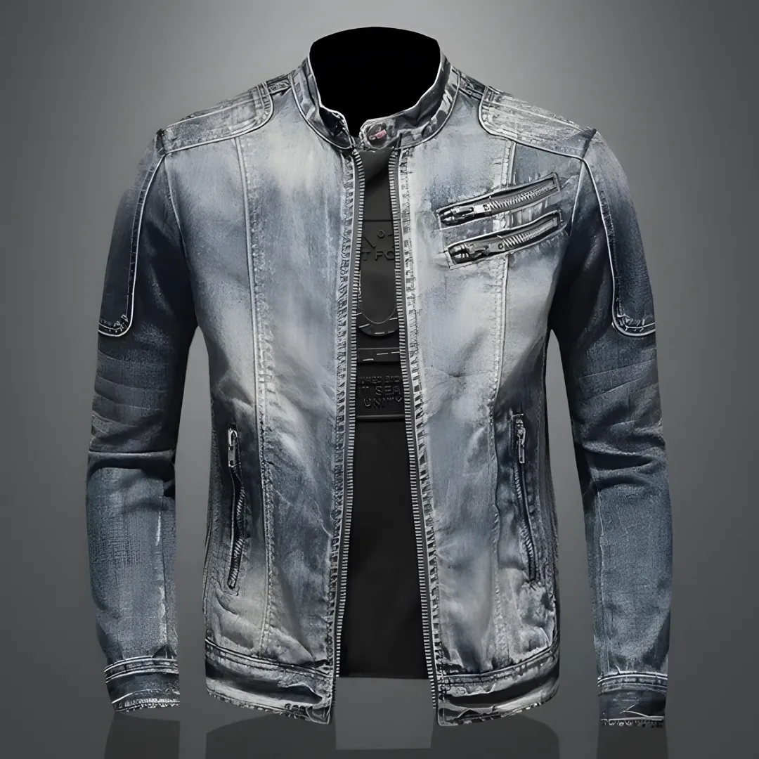 Mike - long-sleeved denim jacket