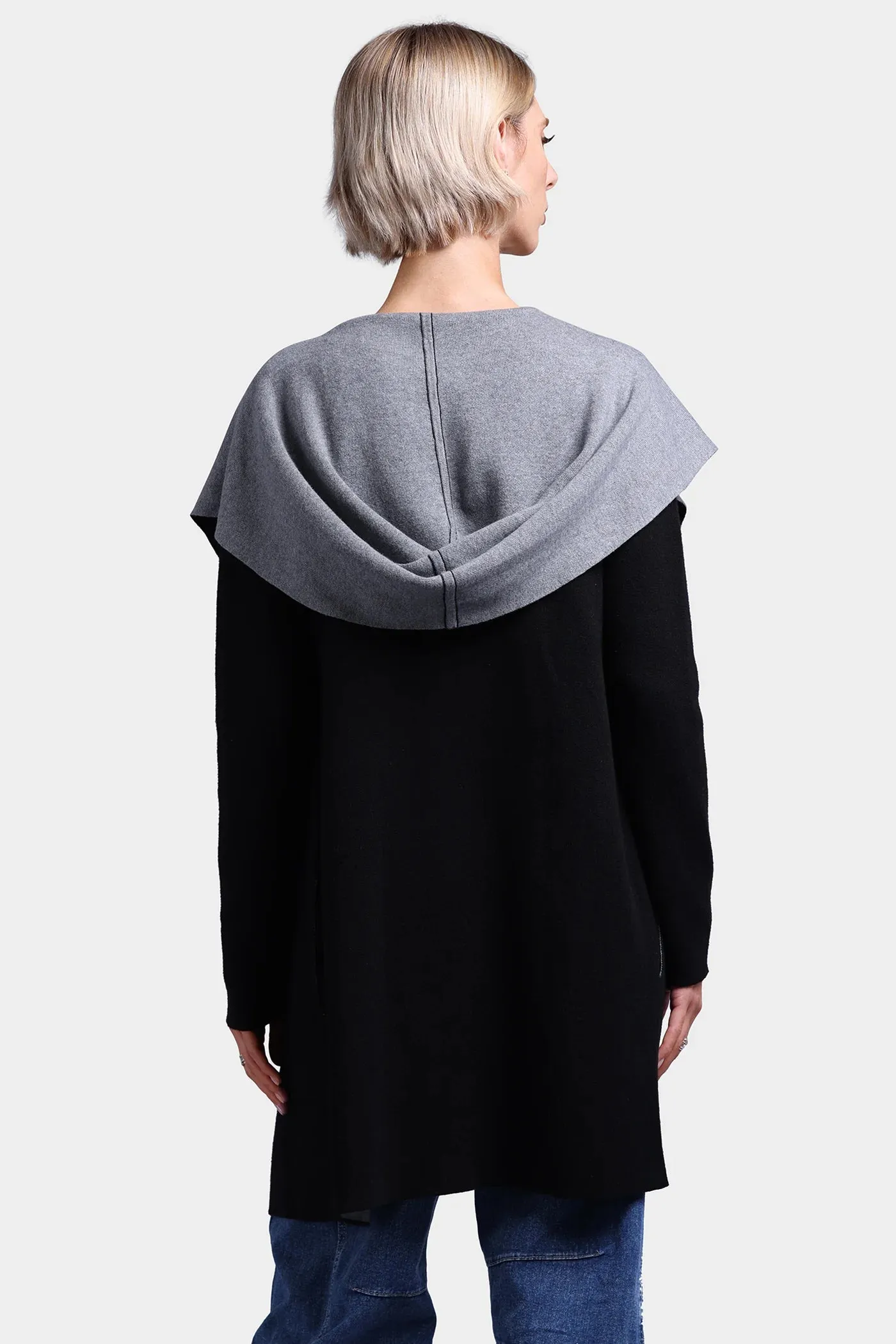 Minnie Rose Reversible Hooded Coatigan