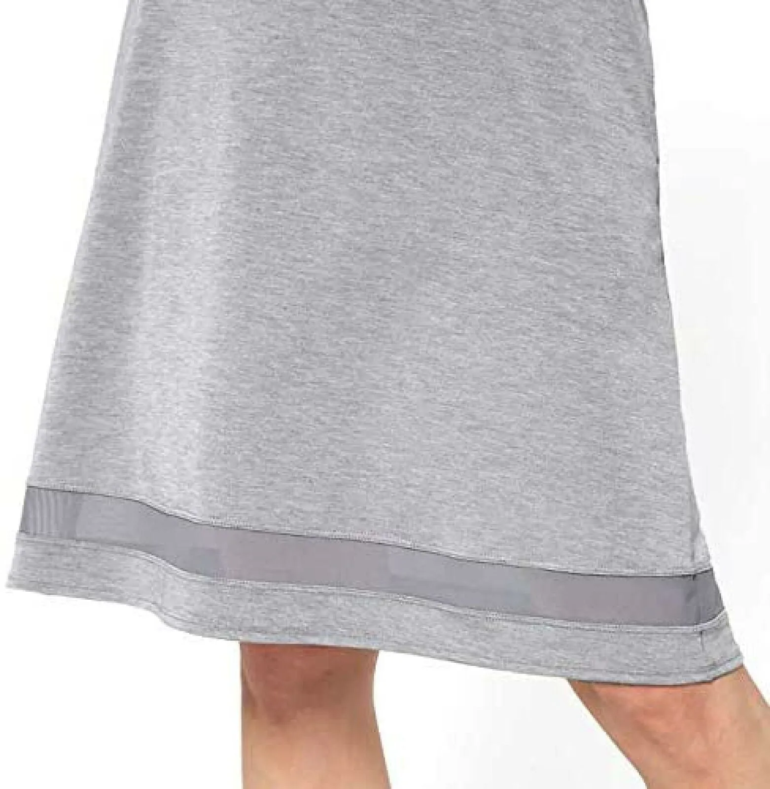 MPG Women's Everyday Dress With Built In Bra Gray Medium