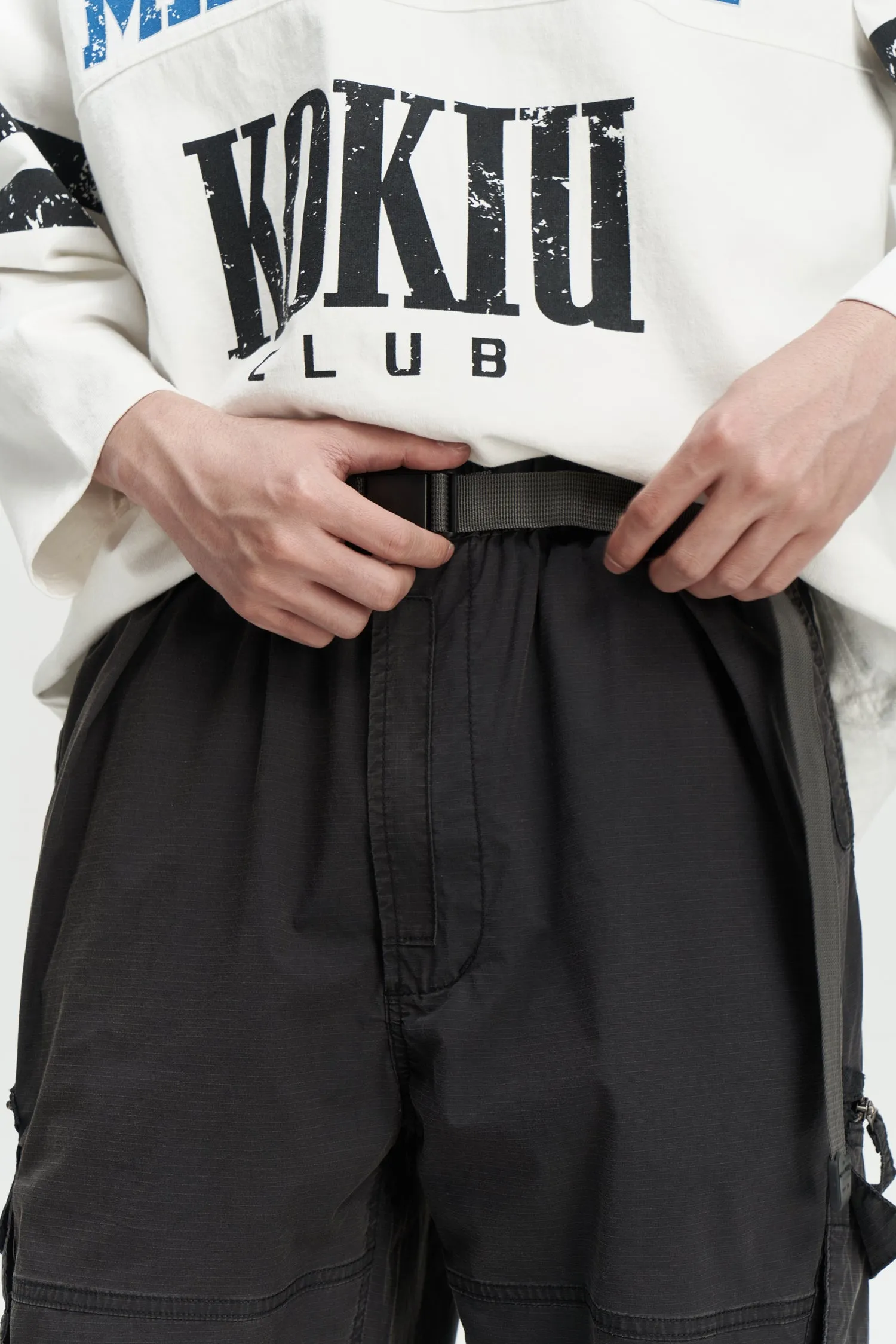 MU012 Washed Cargo Pants