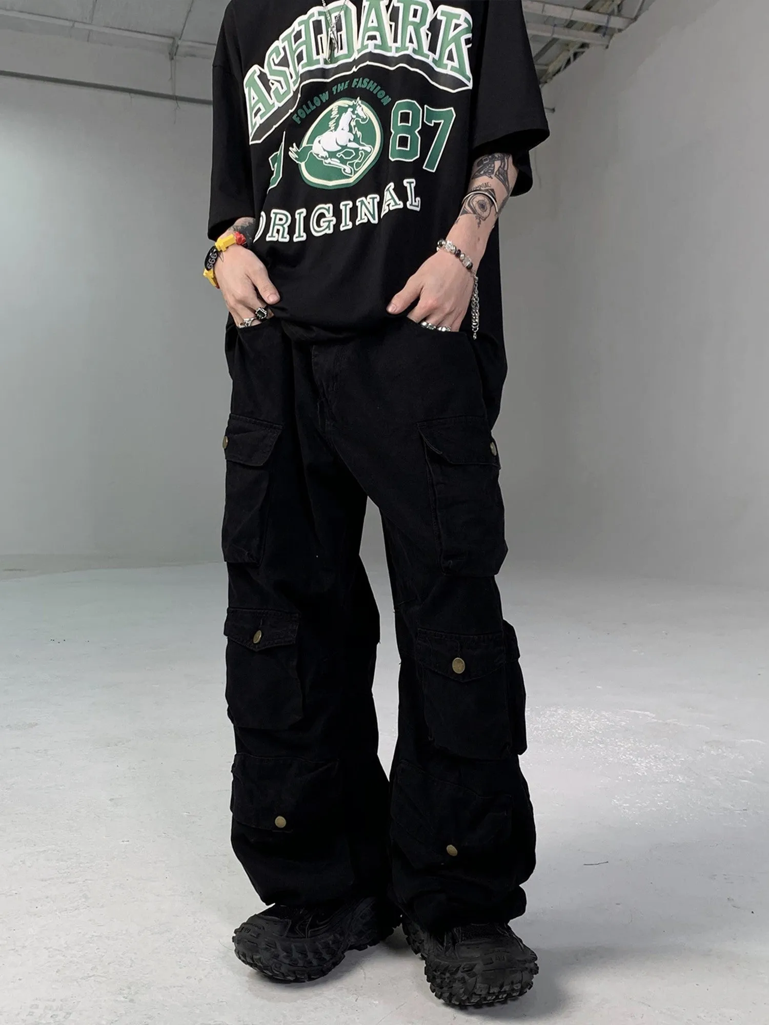 Multi Pocket Cargo Pants