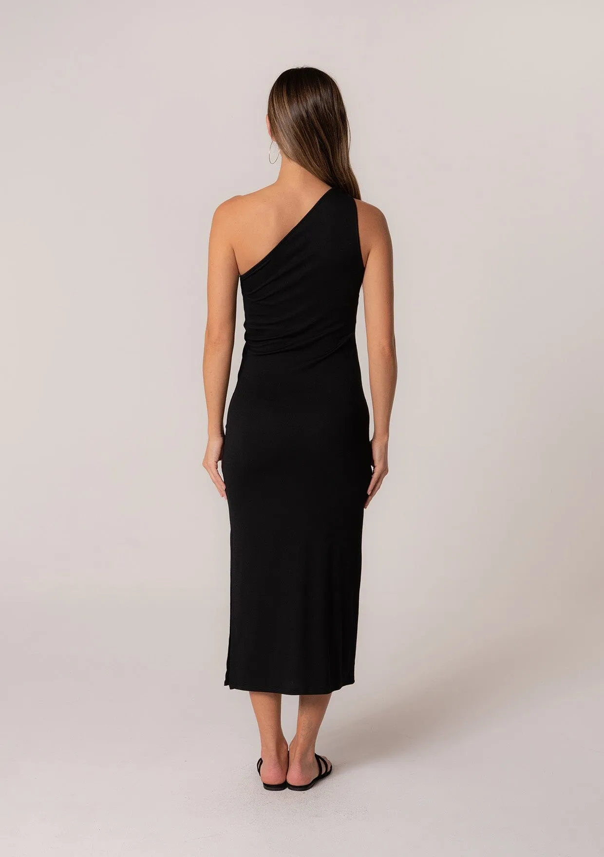 Myra One Shoulder Midi Dress
