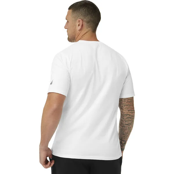 Nautica Extended Size Navan Tee - White