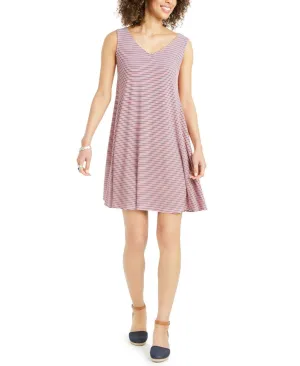 NWT Style & Co. Petite Sleeveless Cross Back Knit Swing Dress. 100100563PT