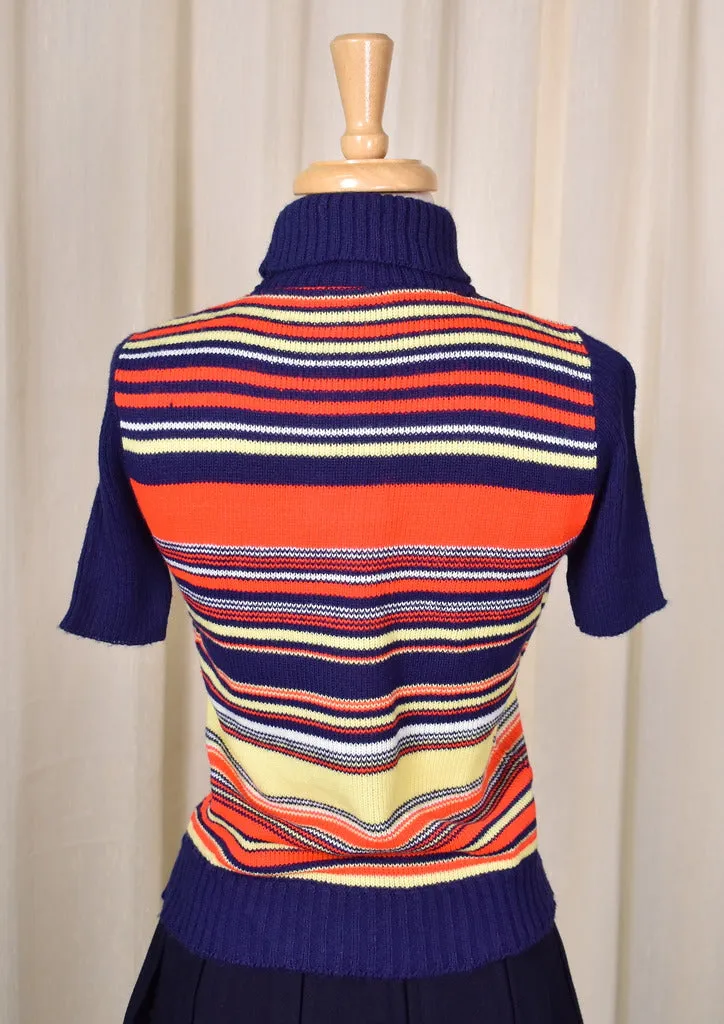 NWT Vintage 1960s Striped SS Sweater