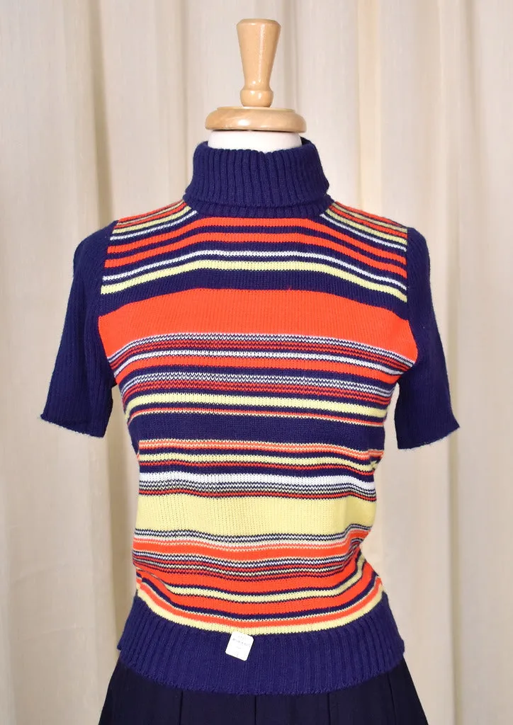 NWT Vintage 1960s Striped SS Sweater