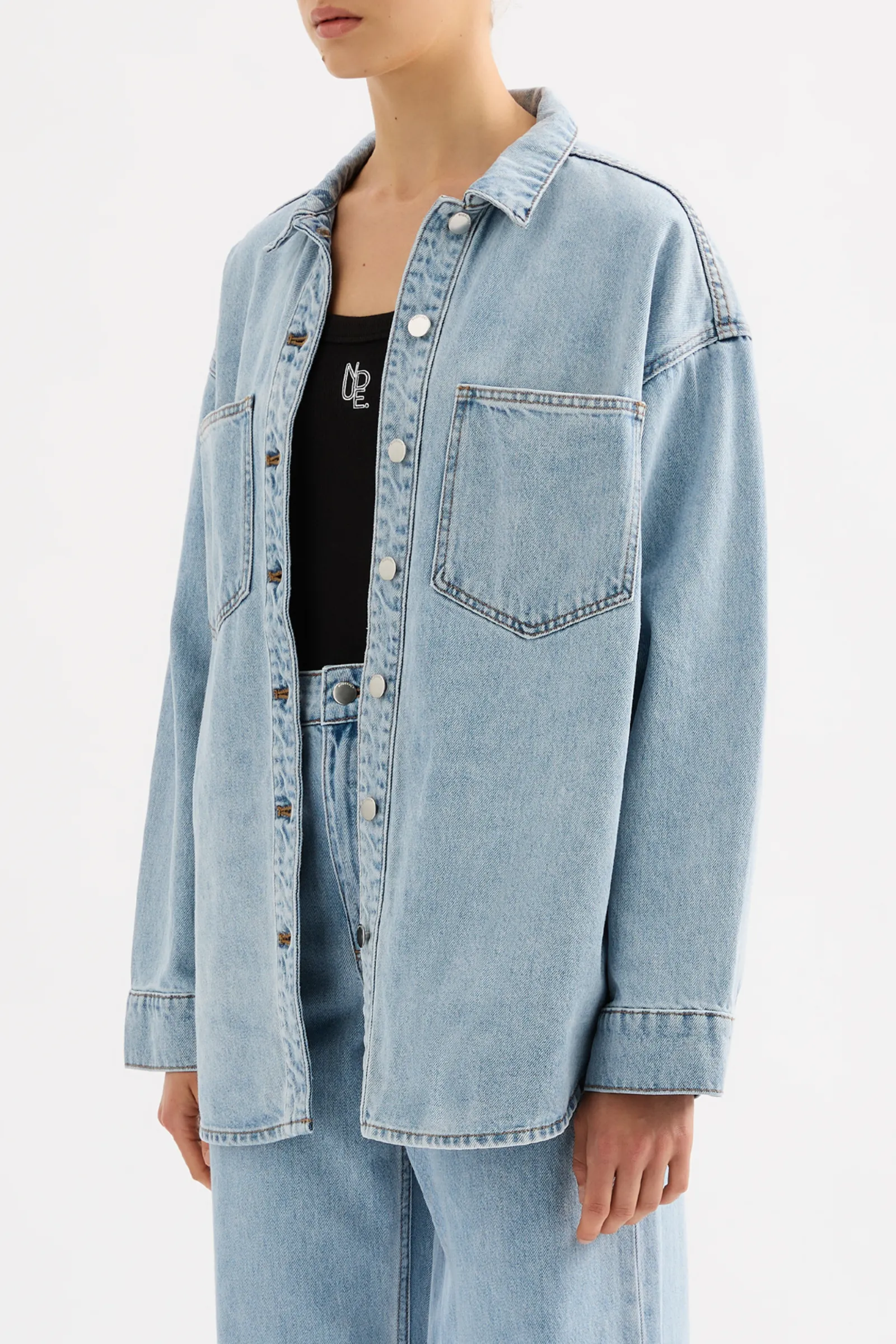 ORGANIC DENIM OVERSHIRT