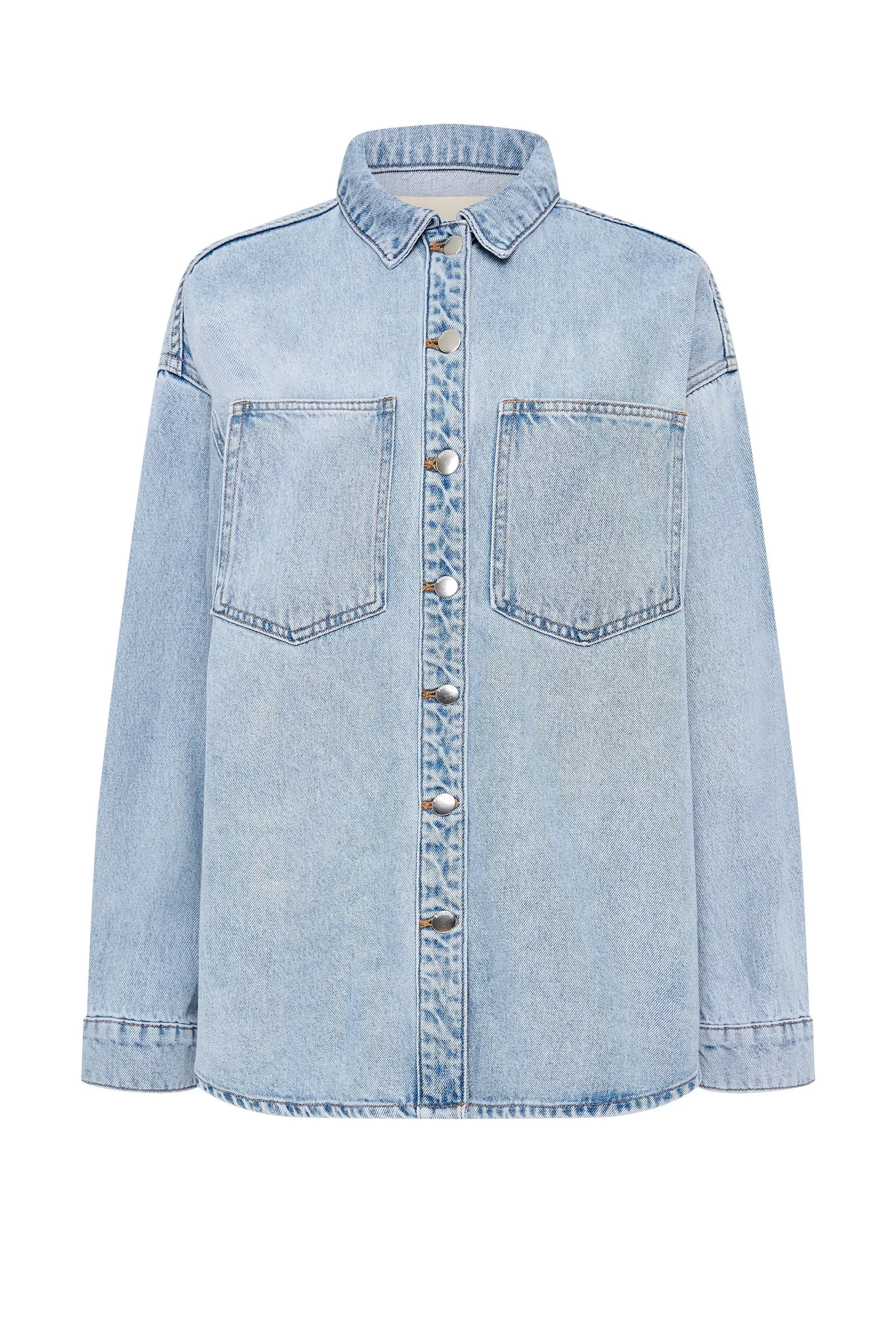 ORGANIC DENIM OVERSHIRT