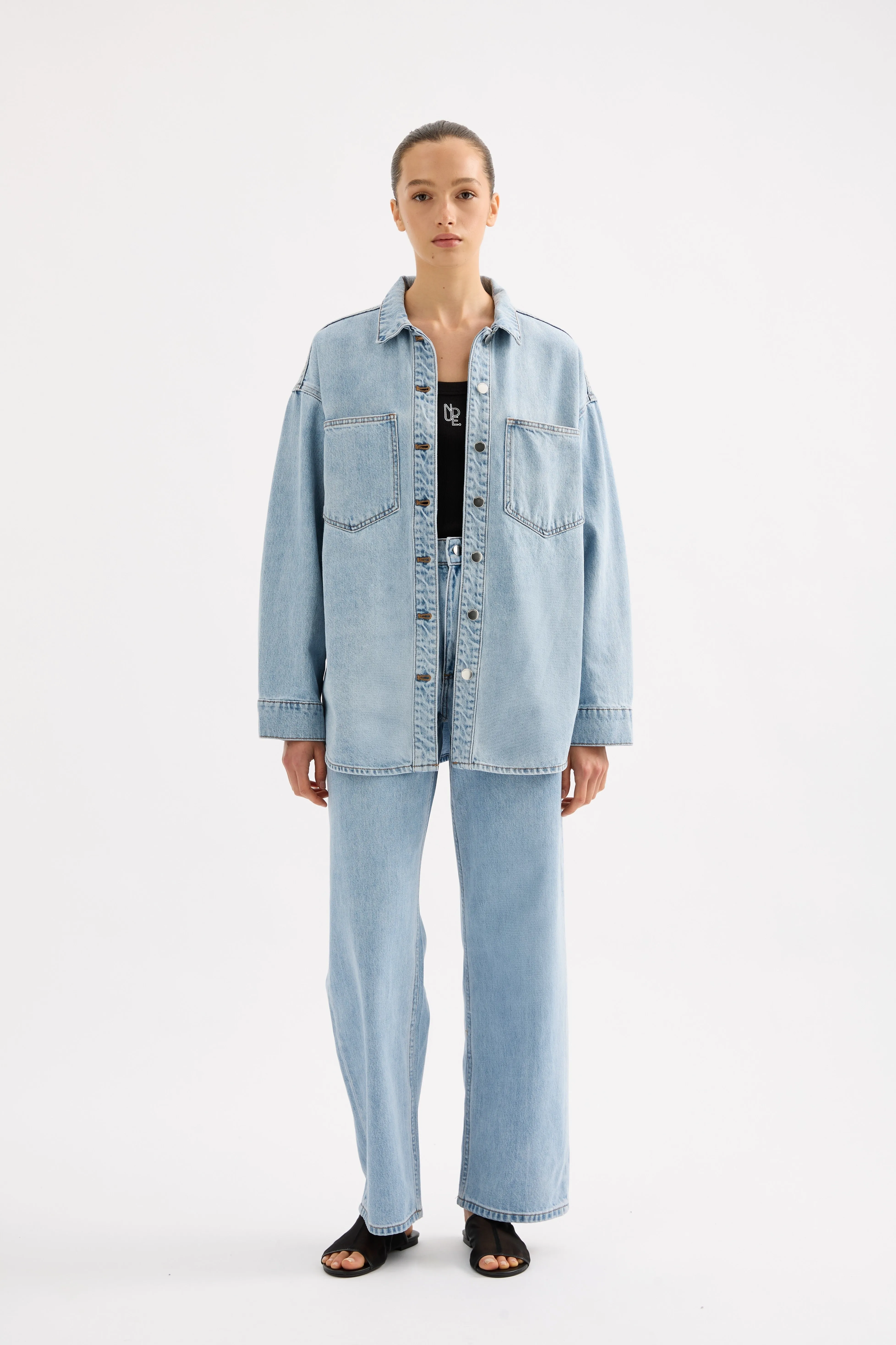 ORGANIC DENIM OVERSHIRT