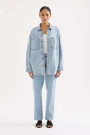 ORGANIC DENIM OVERSHIRT