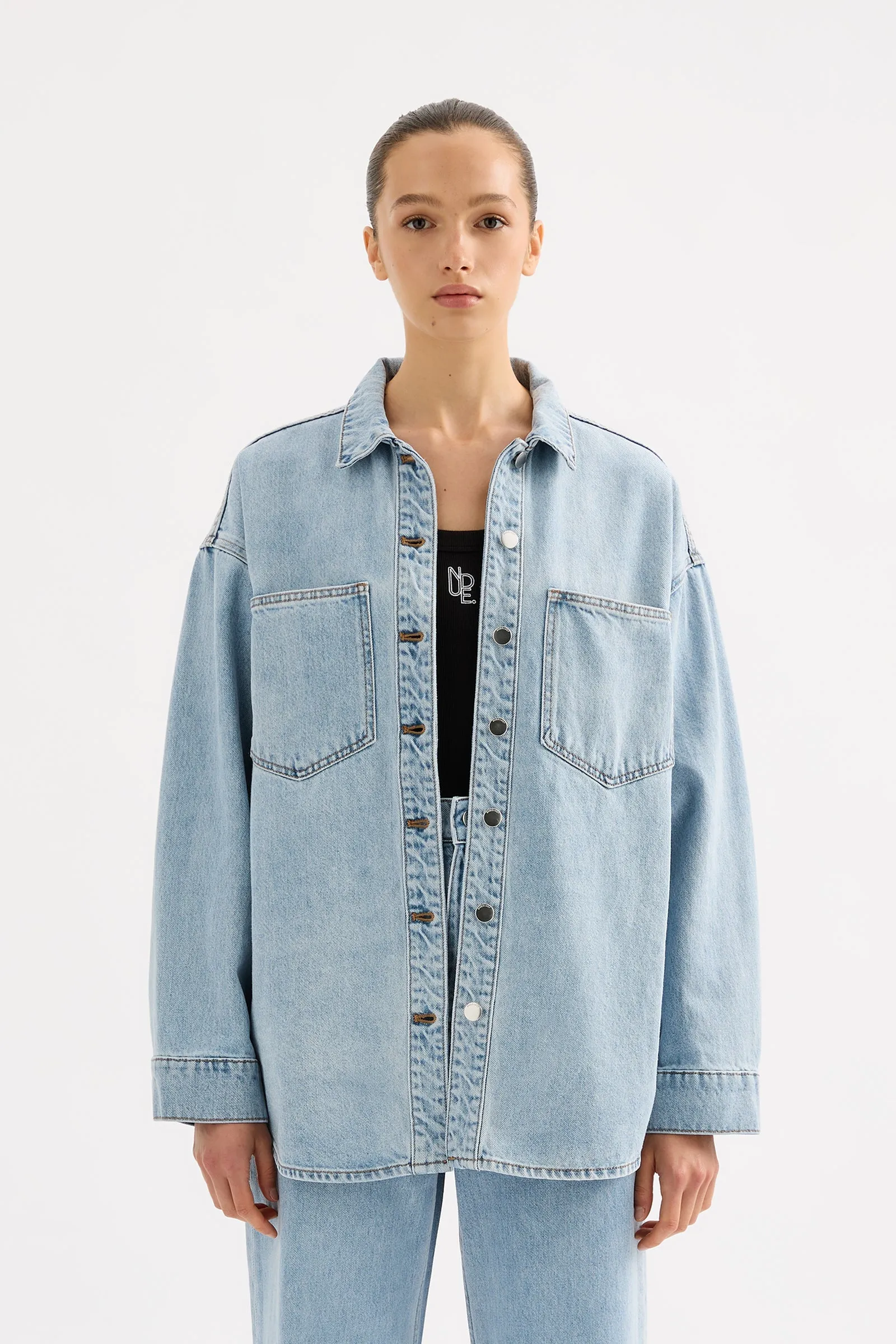 ORGANIC DENIM OVERSHIRT