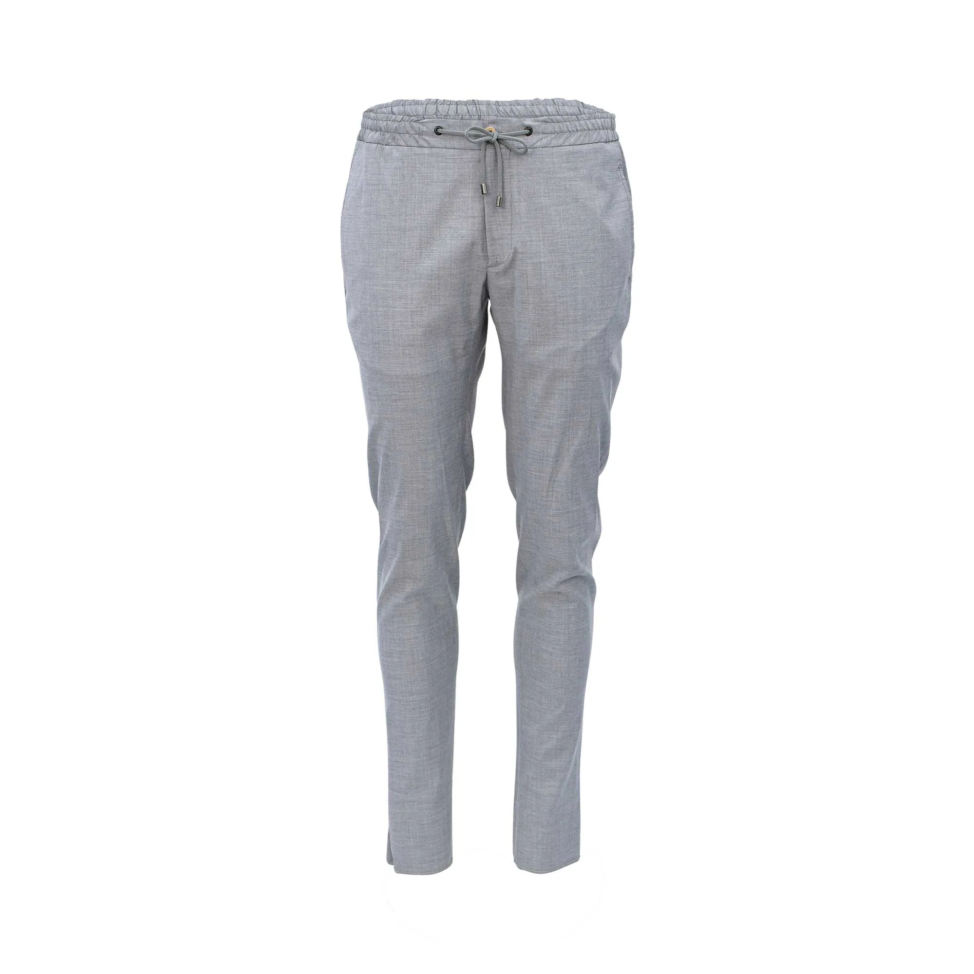Pal Zileri Gents Gray Drawstring Pants