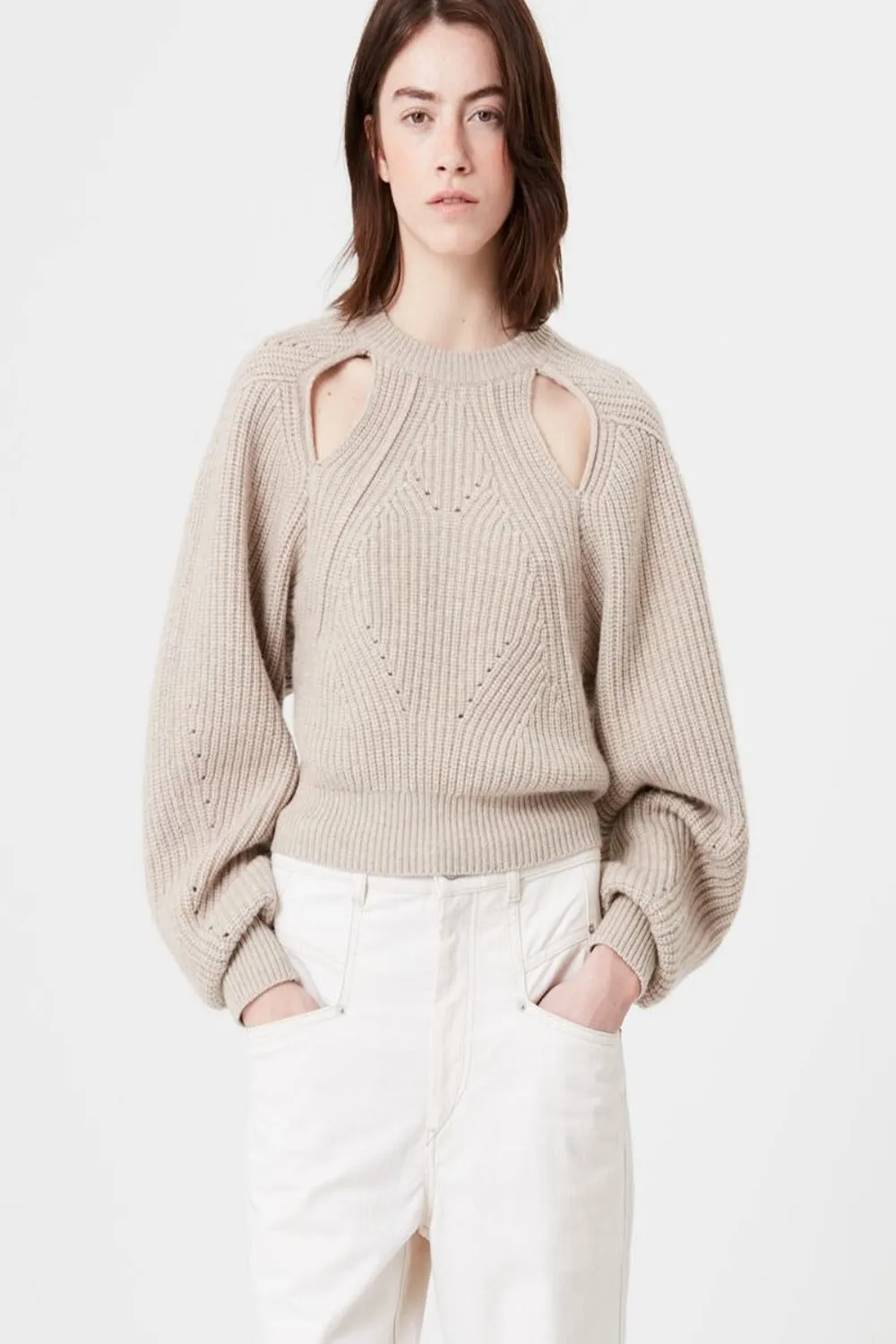 Palma Cashmere Open Back Sweater