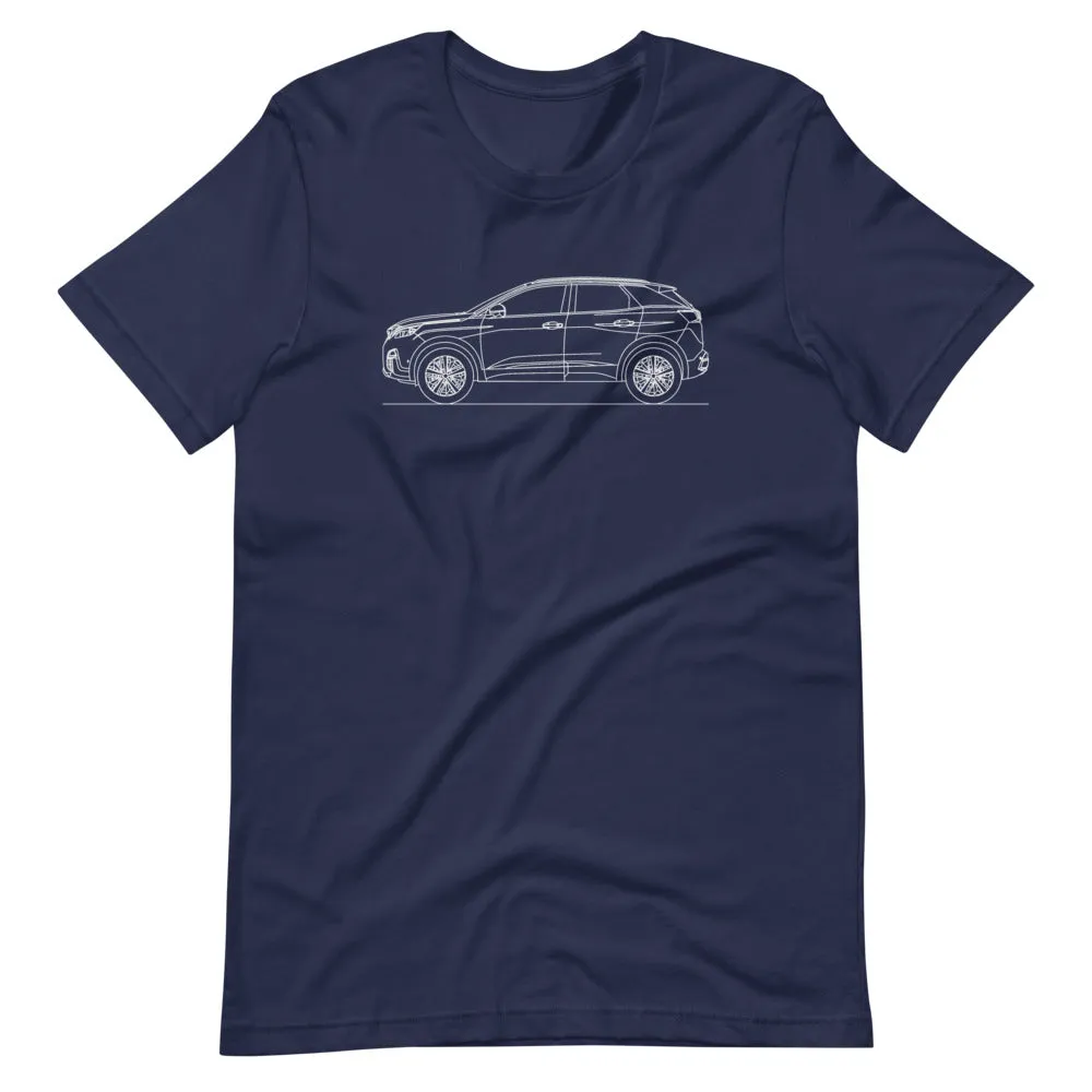 Peugeot 3008 II silhouette T-shirt