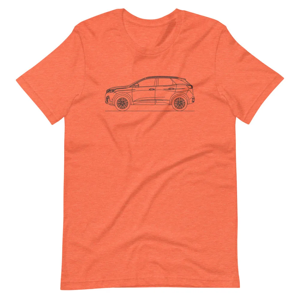 Peugeot 3008 II silhouette T-shirt
