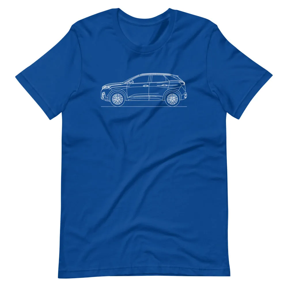 Peugeot 3008 II silhouette T-shirt