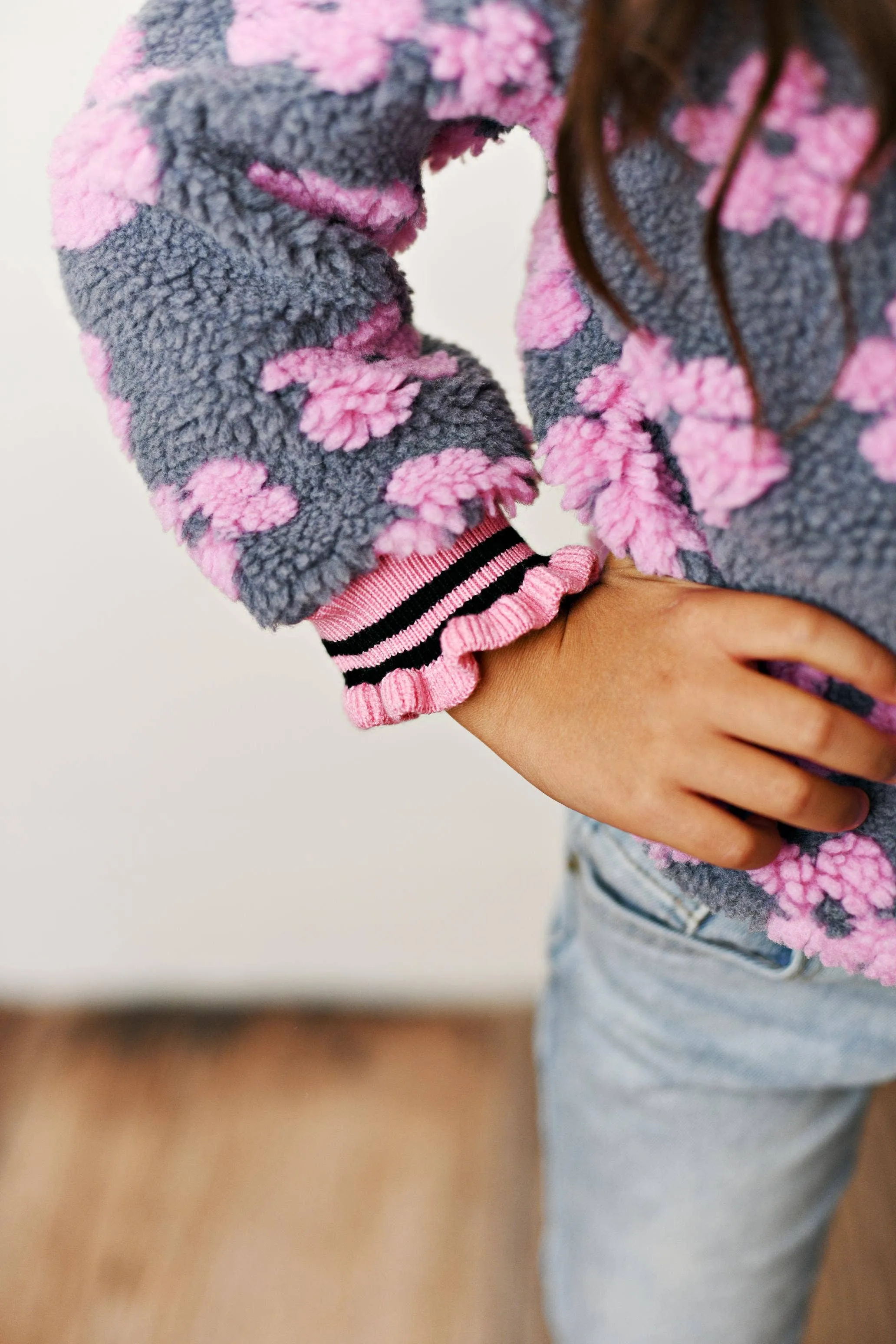 Pink Daisy Sweater