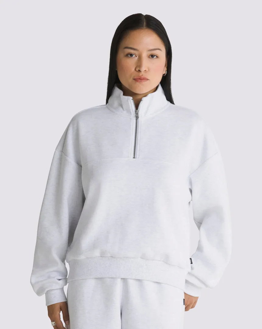 Polerón Elevated Double Knit Mock Neck