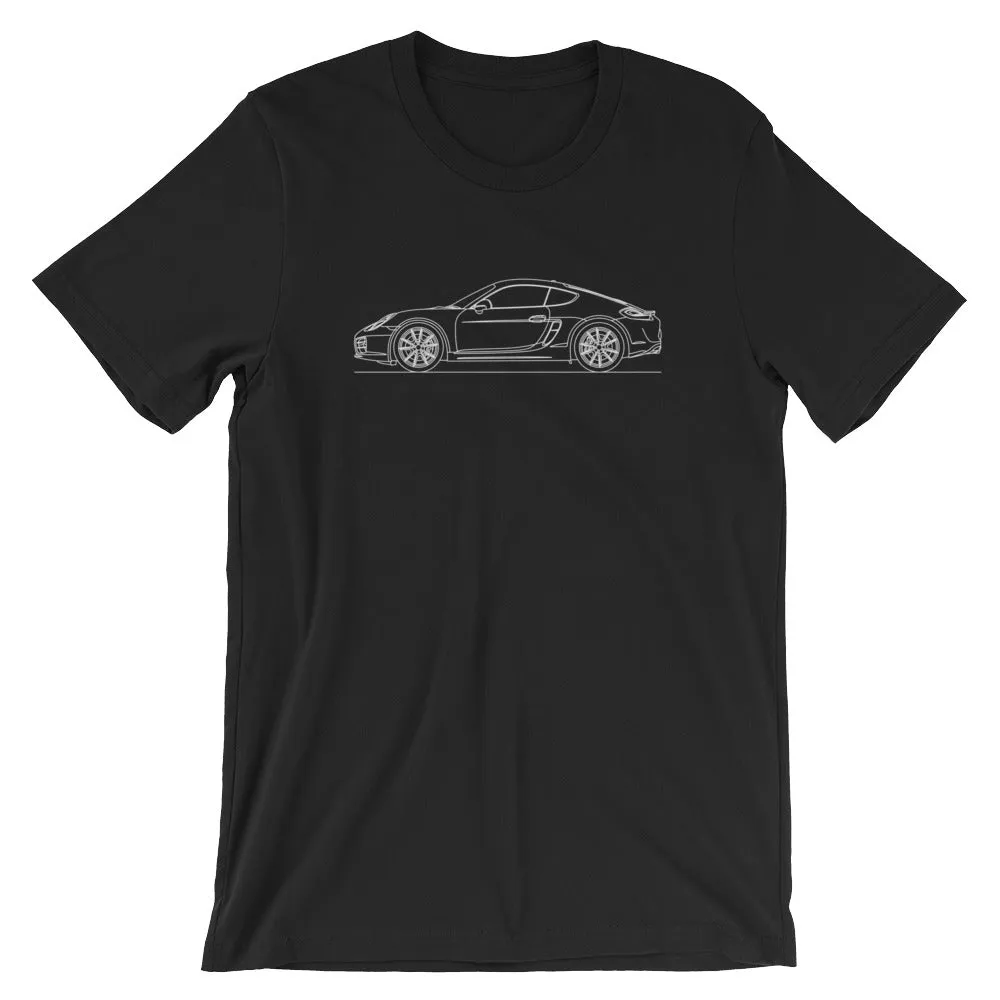 Porsche Cayman S 981 silhouette T-shirt
