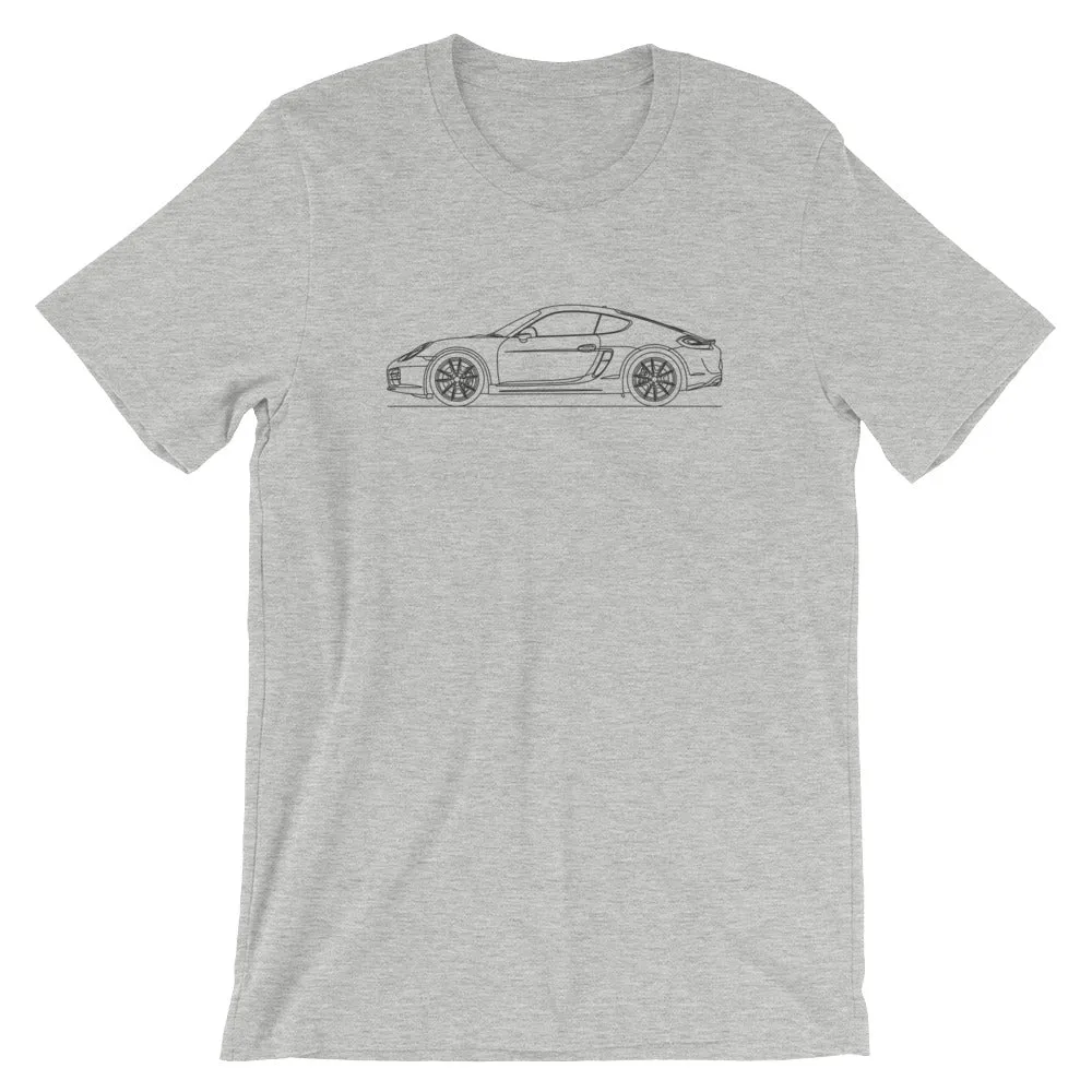Porsche Cayman S 981 silhouette T-shirt