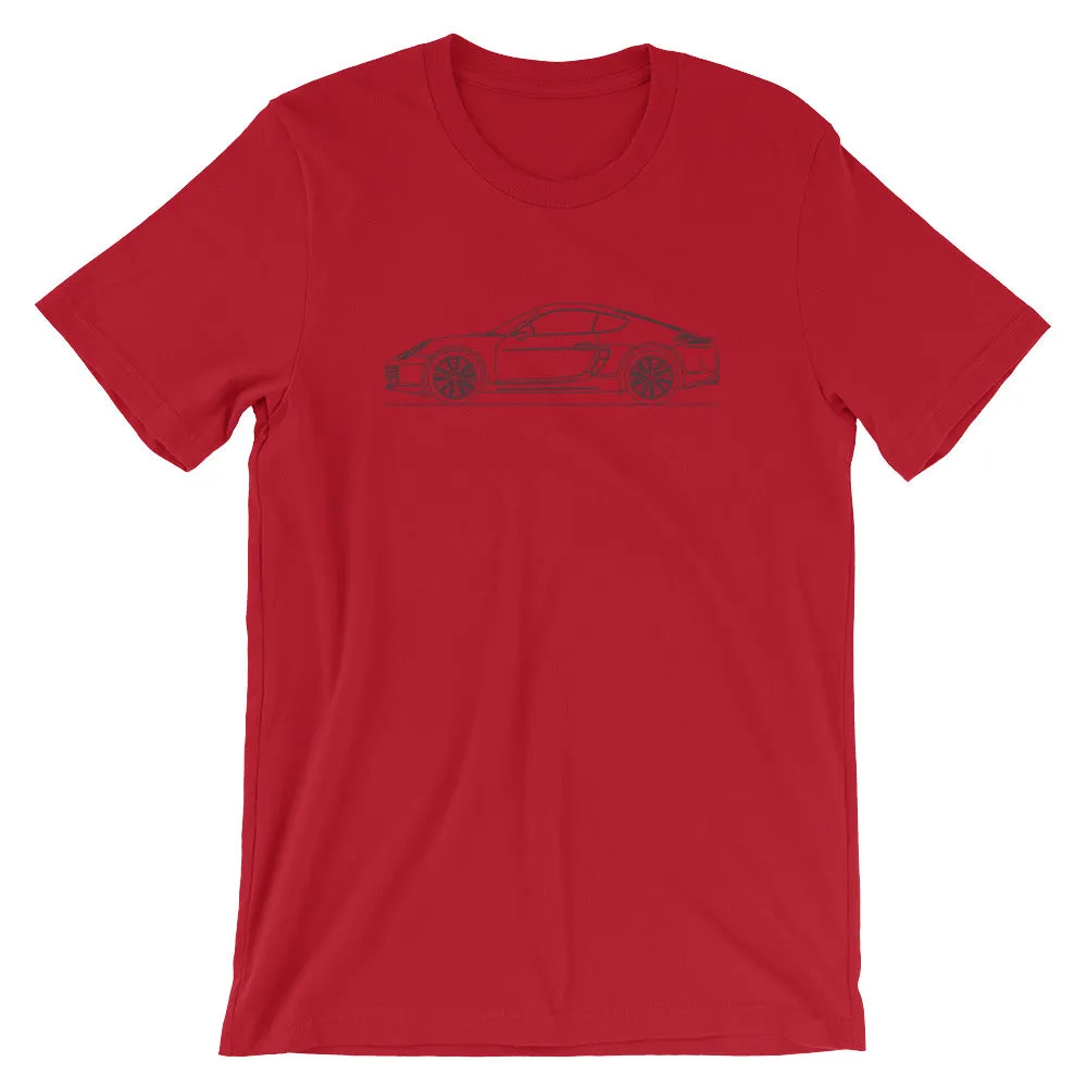 Porsche Cayman S 981 silhouette T-shirt