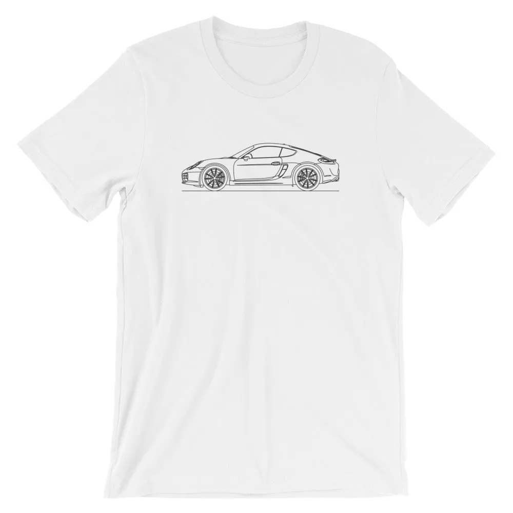 Porsche Cayman S 981 silhouette T-shirt