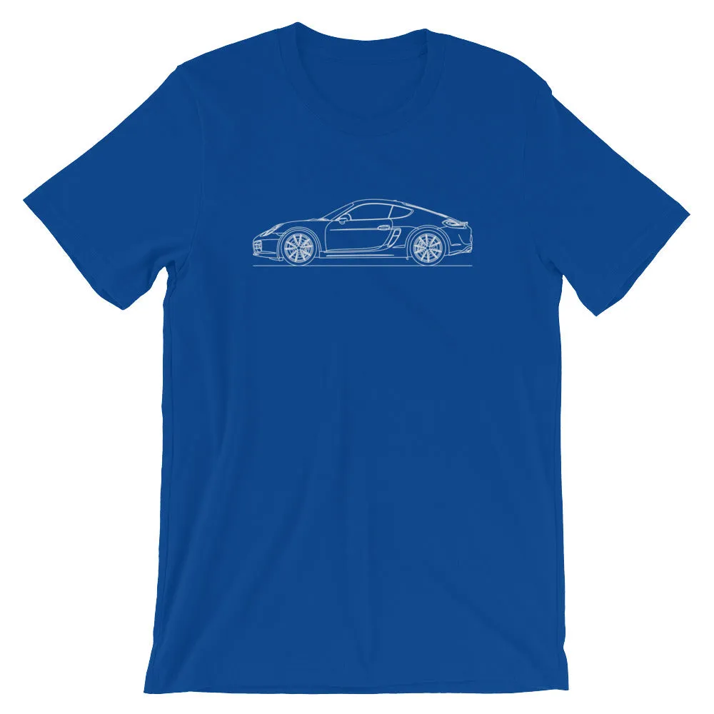 Porsche Cayman S 981 silhouette T-shirt