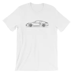 Porsche Cayman S 981 silhouette T-shirt