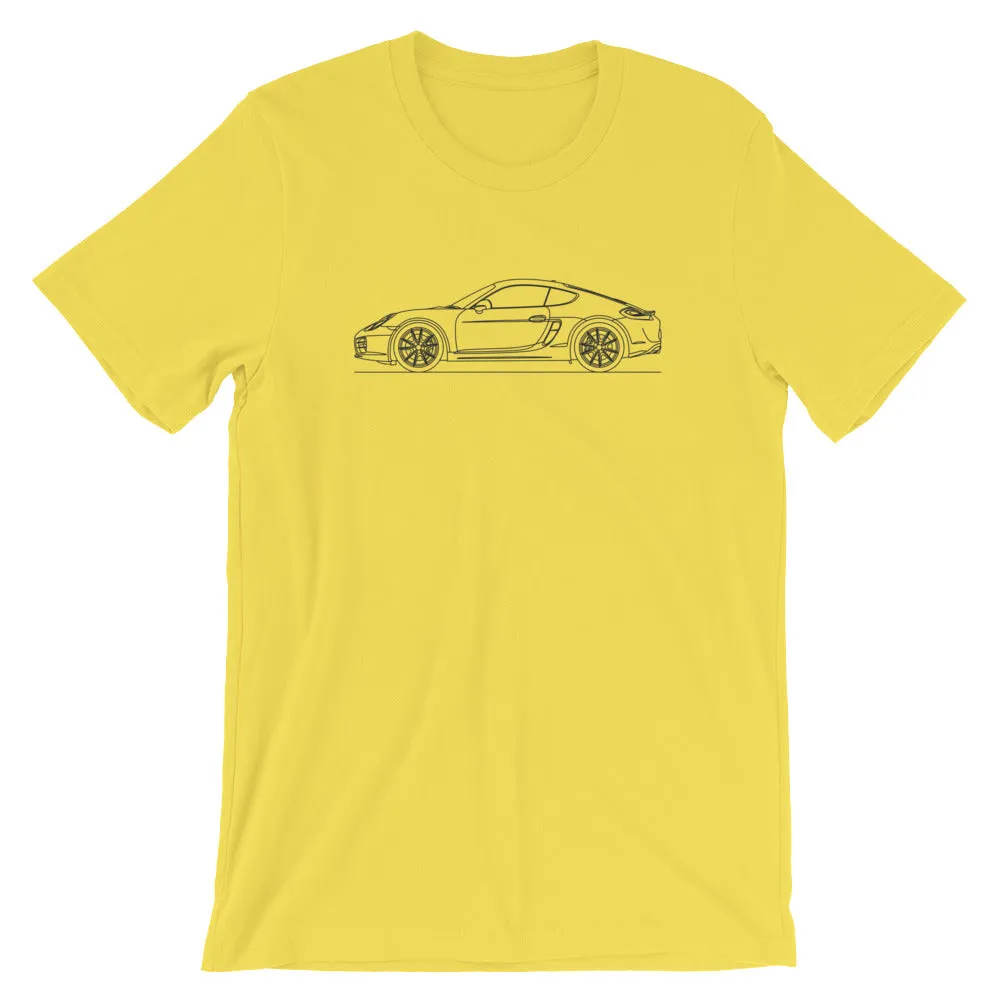 Porsche Cayman S 981 silhouette T-shirt