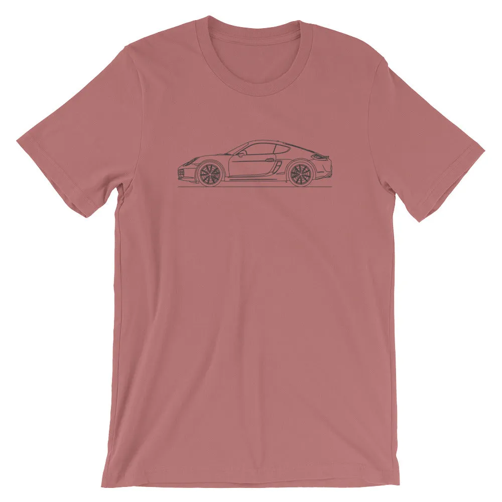 Porsche Cayman S 981 silhouette T-shirt