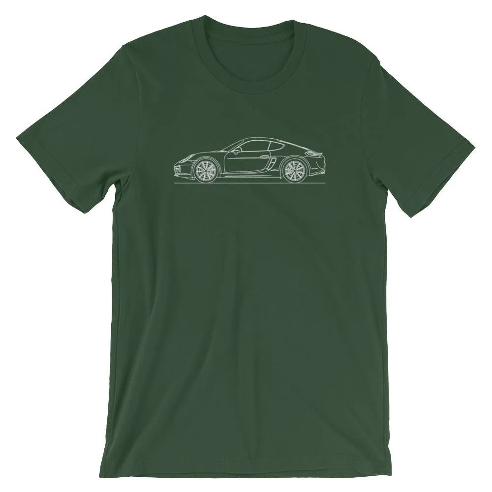 Porsche Cayman S 981 silhouette T-shirt