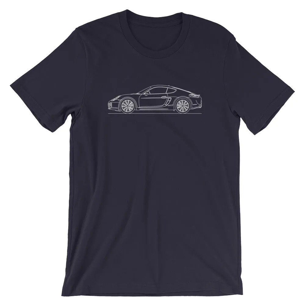 Porsche Cayman S 981 silhouette T-shirt