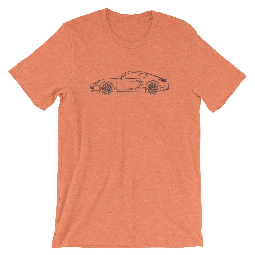 Porsche Cayman S 981 silhouette T-shirt